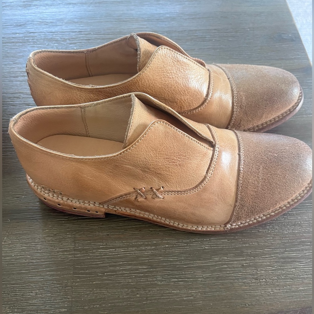 BED|STU NEW Women’s Rose Slip on Loafer size 9 Bone Dip Dye - Picture 3 of 8